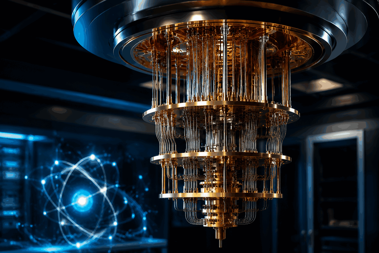 Quantum Computers Look Like Chandeliers