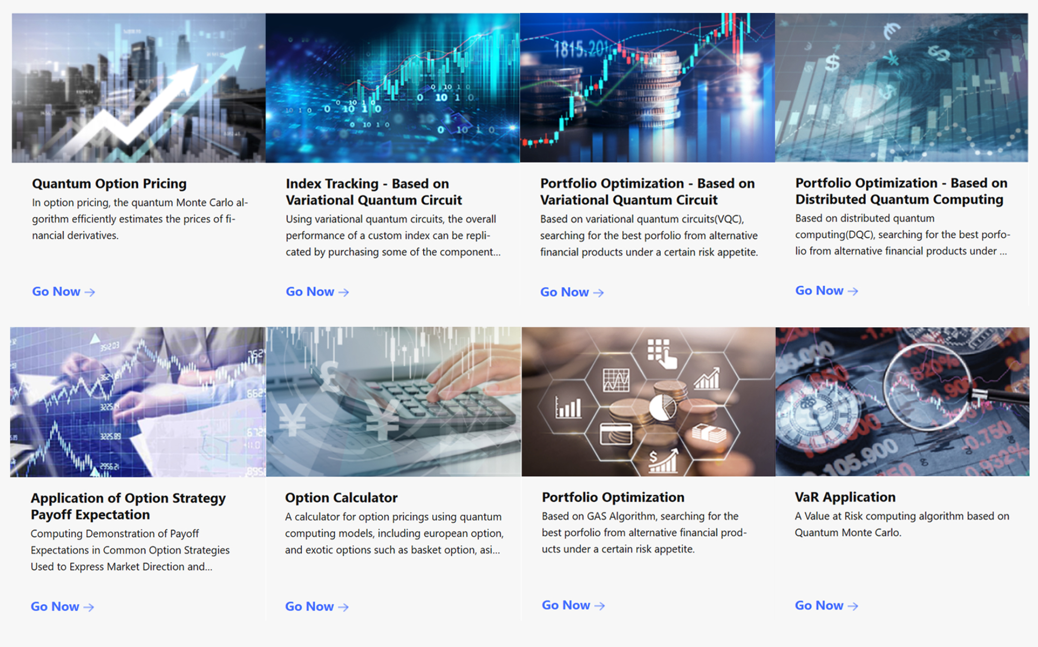 Quantum Financial Applications Suite