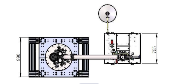 Top view of dilution refrigerator